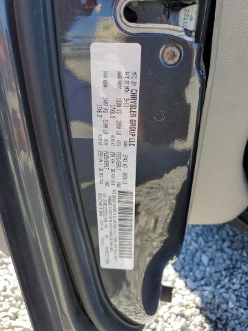 2C4RC1CG5CR117404 - 2012 CHRYSLER TOWN & COU TOURING L BLACK photo 13