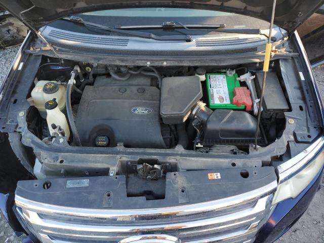 2FMDK4JC8BBB09735 - 2011 FORD EDGE SEL ლურჯი ფოტო 12