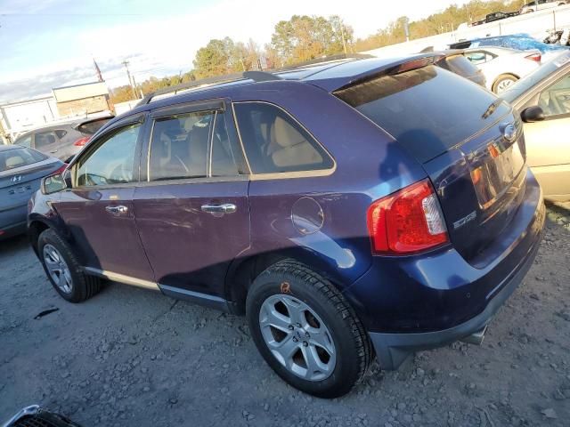 2FMDK4JC8BBB09735 - 2011 FORD EDGE SEL ლურჯი ფოტო 2