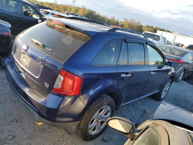 2FMDK4JC8BBB09735 - 2011 FORD EDGE SEL ლურჯი ფოტო 3