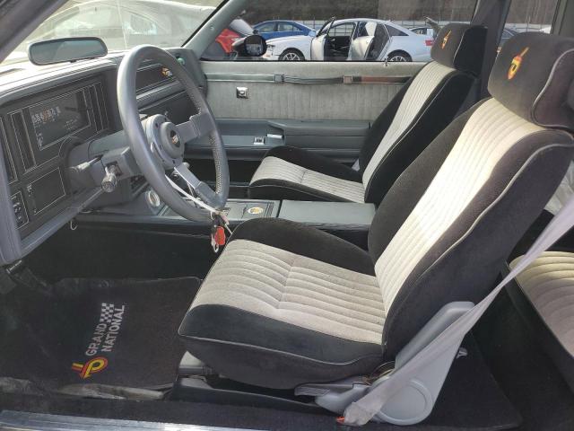 1G4GJ1174HP443571 - 1987 BUICK REGAL 黑色 照片 7