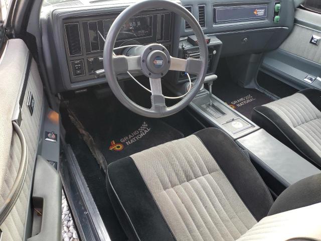 1G4GJ1174HP443571 - 1987 BUICK REGAL 黑色 照片 8