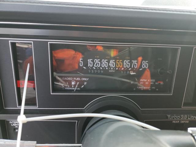 1G4GJ1174HP443571 - 1987 BUICK REGAL 黑色 照片 9