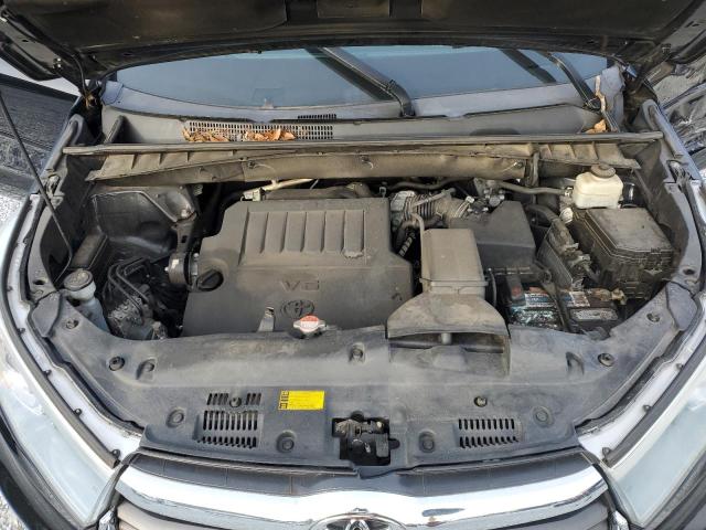 5TDJKRFH3GS320176 - 2016 TOYOTA HIGHLANDER XLE BLACK photo 12