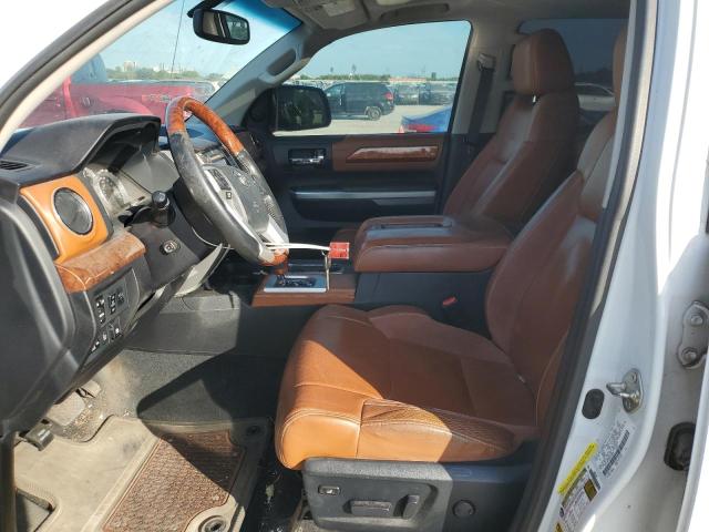 5TFGY5F14EX149482 - 2014 TOYOTA TUNDRA CREWMAX PLATINUM თეთრი ფოტო 7