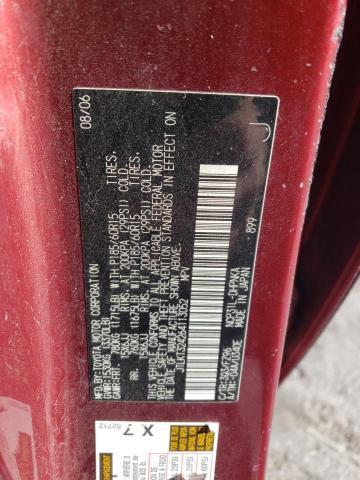 JTLKT324264113052 - 2006 TOYOTA SCION XB 红色 照片 13