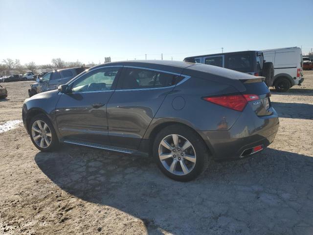 2HNYB1H4XBH500671 - 2011 ACURA ZDX TECHNOLOGY GRAY photo 2
