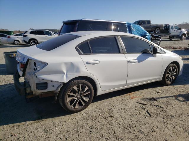 19XFB2F92DE071347 - 2013 HONDA CIVIC EXL თეთრი ფოტო 3