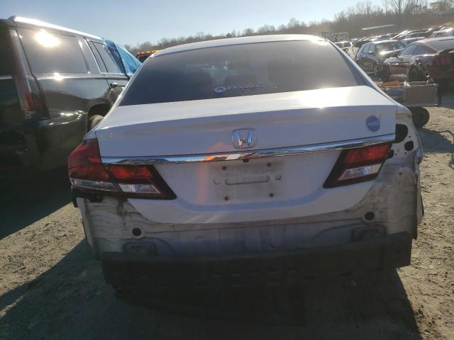 19XFB2F92DE071347 - 2013 HONDA CIVIC EXL თეთრი ფოტო 6