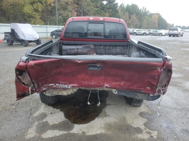5TBRU34136S461448 - 2006 TOYOTA TUNDRA ACCESS CAB SR5 RED photo 6