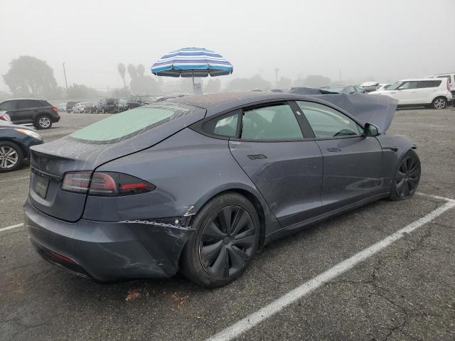 5YJSA1E53PF522312 - 2023 TESLA MODEL S GRAY photo 3
