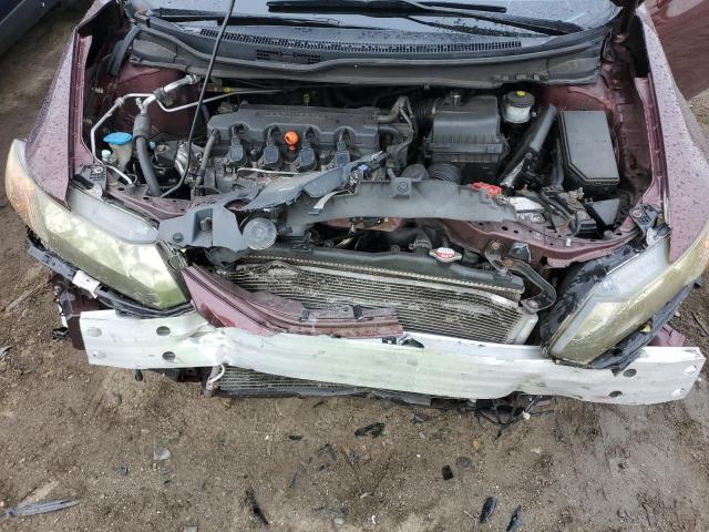 19XFB2F96DE236395 - 2013 HONDA CIVIC EXL BURGUNDY photo 11