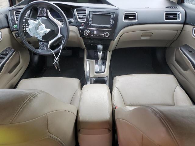 19XFB2F96DE236395 - 2013 HONDA CIVIC EXL BURGUNDY photo 8