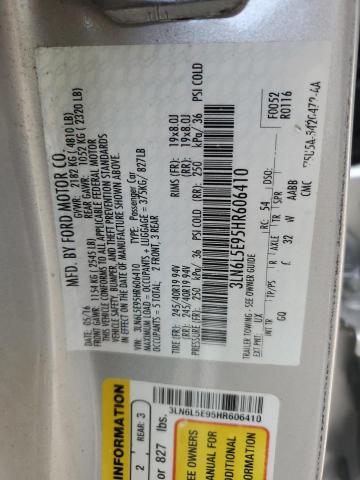 3LN6L5E95HR606410 - 2017 LINCOLN MKZ RESERVE 银色 照片 12