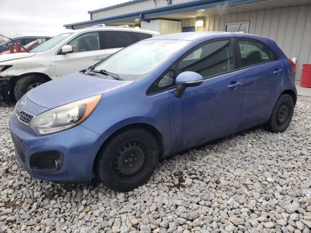 KNADN5A33D6153691 - 2013 KIA RIO EX BLUE photo 1