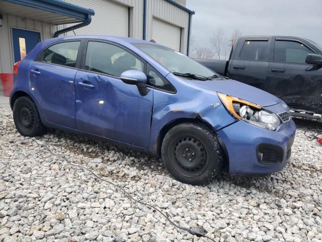 KNADN5A33D6153691 - 2013 KIA RIO EX BLUE photo 4