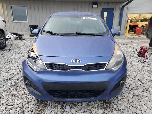 KNADN5A33D6153691 - 2013 KIA RIO EX BLUE photo 5