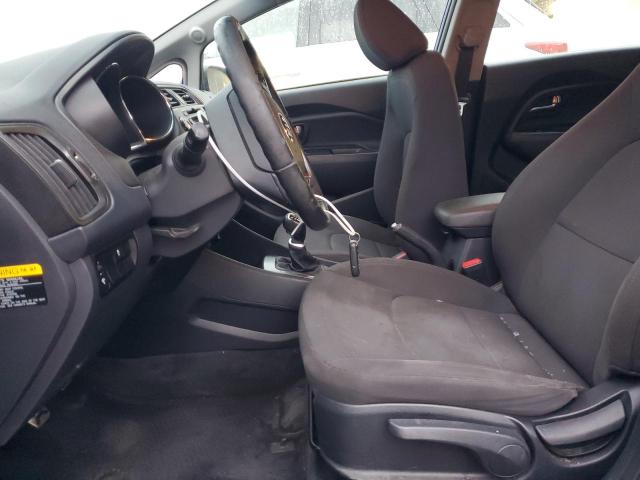 KNADN5A33D6153691 - 2013 KIA RIO EX BLUE photo 7