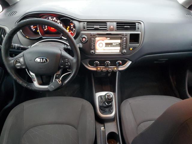 KNADN5A33D6153691 - 2013 KIA RIO EX BLUE photo 8