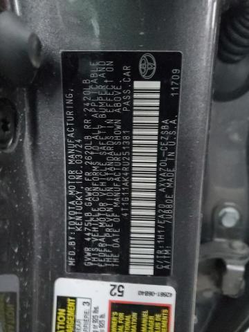 4T1G11AK4RU251381 - 2024 TOYOTA CAMRY SE NIGHT SHADE GRAY photo 13