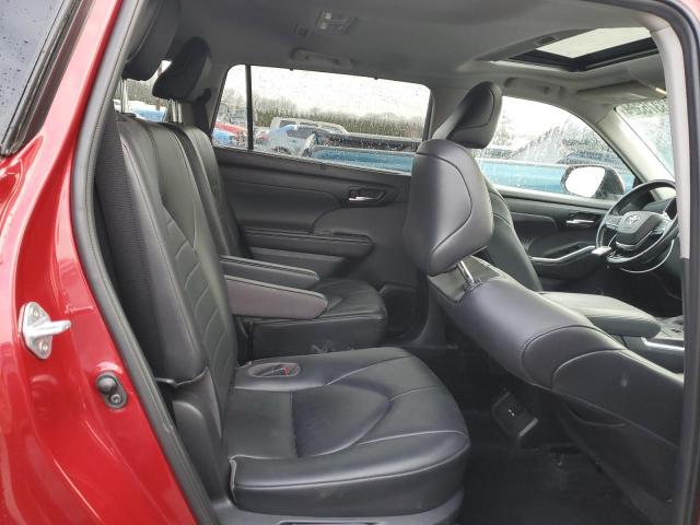 5TDGZRBH6MS528835 - 2021 TOYOTA HIGHLANDER XLE RED photo 11