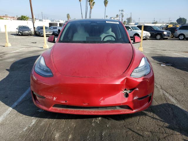 5YJYGDED7MF181395 - 2021 TESLA MODEL Y RED photo 5