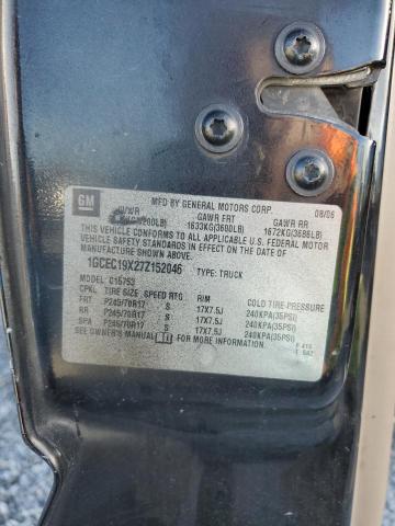 1GCEC19X27Z152046 - 2007 CHEVROLET SILVERADO C1500 CLASSIC Qara foto 12