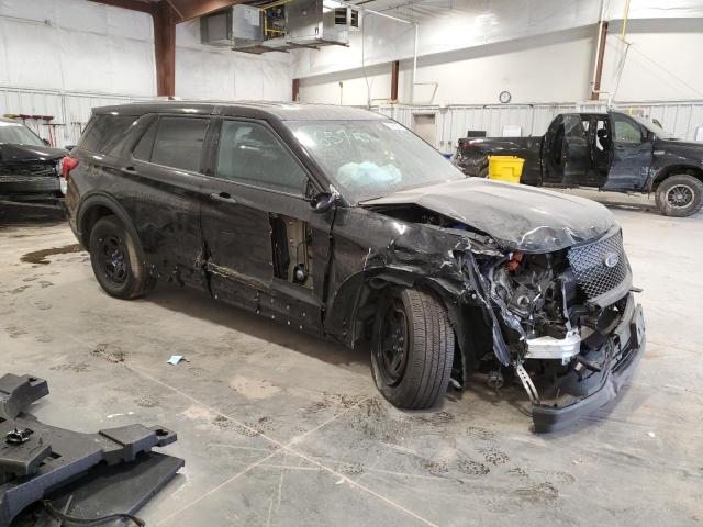 1FM5K8AW6MNA20713 - 2021 FORD EXPLORER POLICE INTERCEPTOR 黑色 照片 4