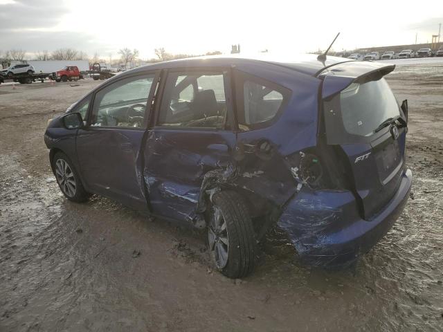 JHMGE8H58DC060528 - 2013 HONDA FIT SPORT ლურჯი ფოტო 2