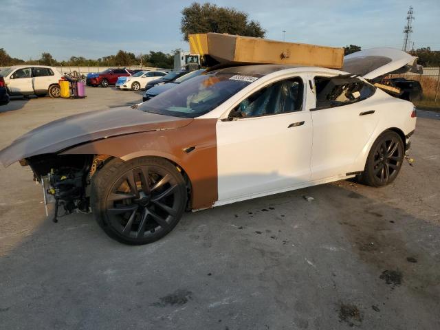 5YJSA1E62MF434808 - 2021 TESLA MODEL S WHITE photo 1