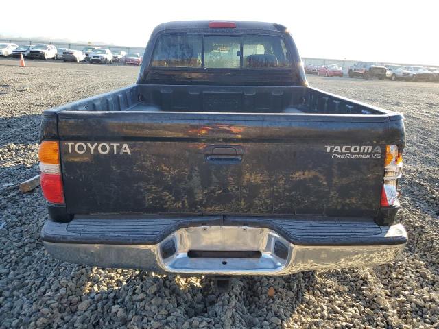 5TEGN92NX4Z413823 - 2004 TOYOTA TACOMA DOUBLE CAB PRERUNNER BLACK photo 6