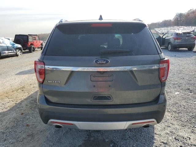 1FM5K7F81GGC20461 - 2016 FORD EXPLORER LIMITED GRAY photo 6