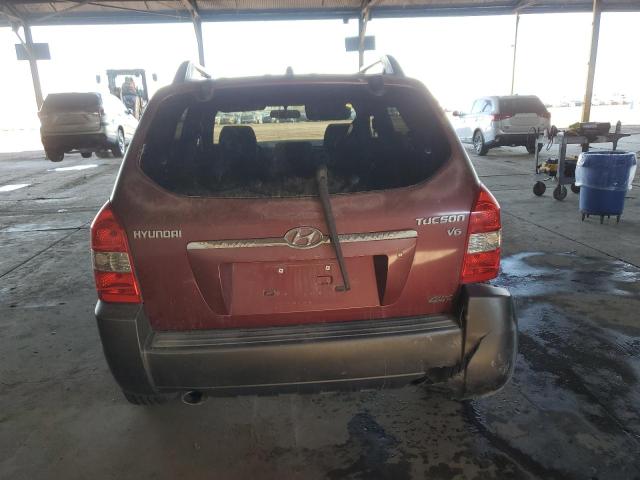 KM8JN72D96U417872 - 2006 HYUNDAI TUCSON GLS MAROON photo 6