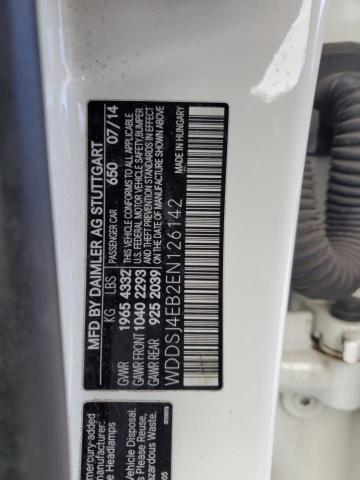 WDDSJ4EB2EN126142 - 2014 MERCEDES-BENZ CLA 250 白色 照片 12