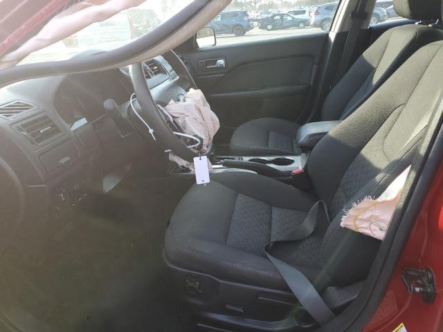 3FAHP0HA4AR159512 - 2010 FORD FUSION SE BURGUNDY photo 7