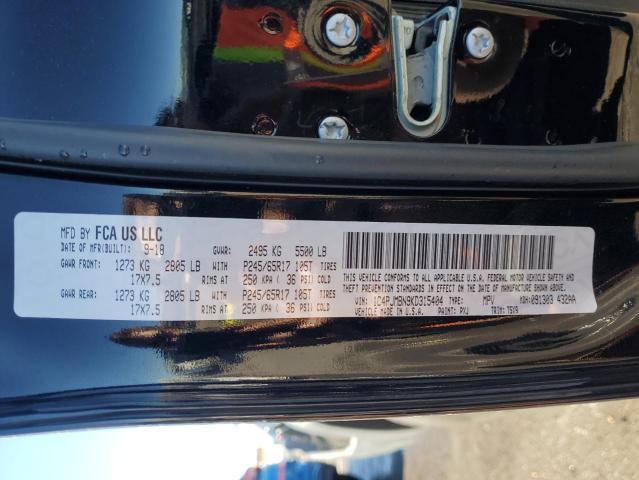 1C4PJMBN9KD315404 - 2019 JEEP CHEROKEE TRAILHAWK BLACK photo 13