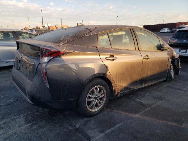 JTDKBRFU4J3058128 - 2018 TOYOTA PRIUS GRAY photo 3