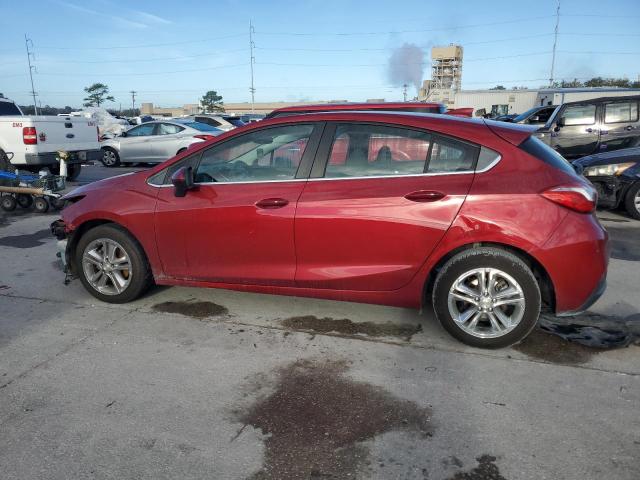 3G1BE6SM7HS569423 - 2017 CHEVROLET CRUZE LT RED photo 2