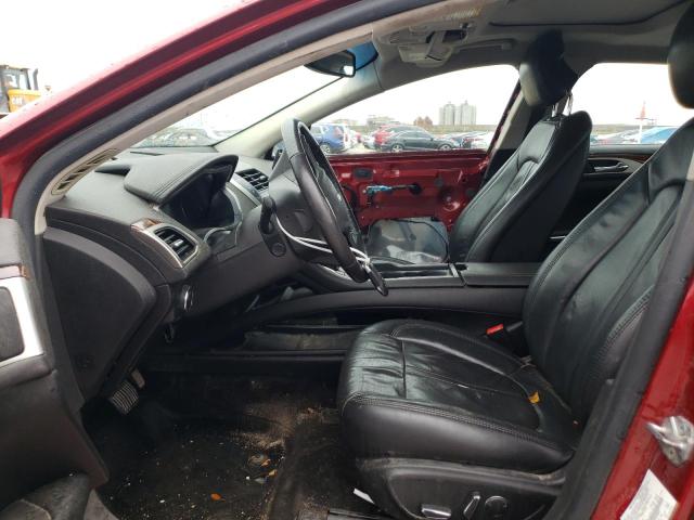 3LN6L2GK4ER820802 - 2014 LINCOLN MKZ BURGUNDY photo 7