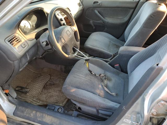 2HGEJ6612YH563761 - 2000 HONDA CIVIC BASE SILVER photo 7