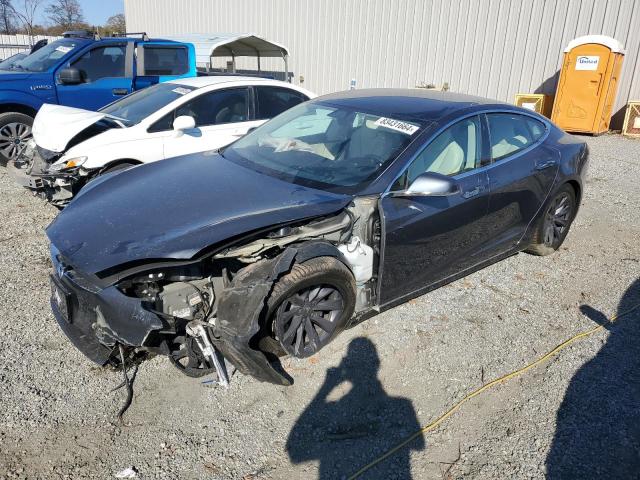 5YJSA1E20JF287090 - 2018 TESLA MODEL S GRAY photo 1