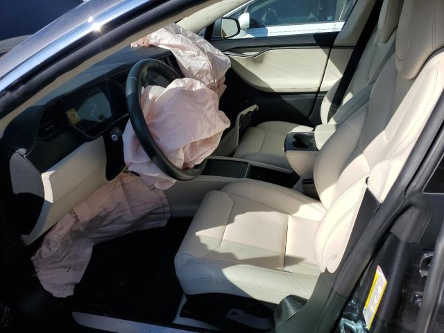 5YJSA1E20JF287090 - 2018 TESLA MODEL S GRAY photo 7