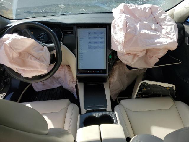 5YJSA1E20JF287090 - 2018 TESLA MODEL S GRAY photo 8