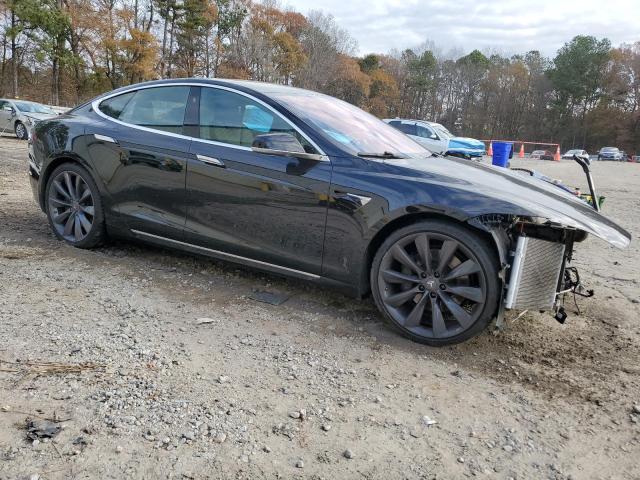 5YJSA1E25HF224349 - 2017 TESLA MODEL S BLACK photo 4