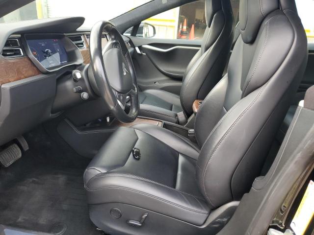 5YJSA1E25HF224349 - 2017 TESLA MODEL S BLACK photo 7