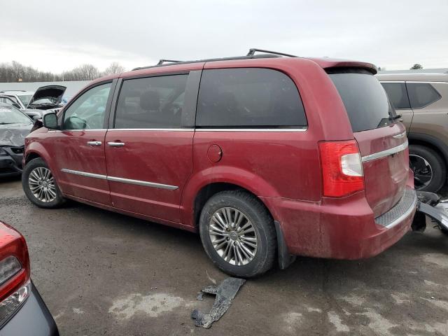 2C4RC1CGXDR510722 - 2013 CHRYSLER TOWN & COU TOURING L RED photo 2