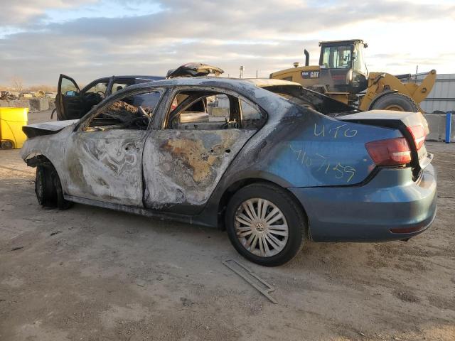 3VWD67AJ1GM284940 - 2016 VOLKSWAGEN JETTA SE BLUE photo 2