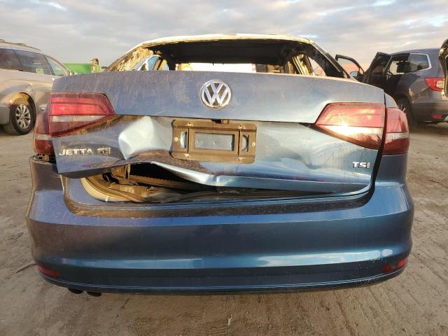 3VWD67AJ1GM284940 - 2016 VOLKSWAGEN JETTA SE BLUE photo 6