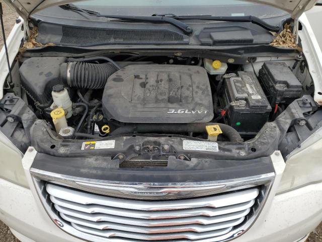 2C4RC1CG4DR583486 - 2013 CHRYSLER TOWN & COU TOURING L WHITE photo 12