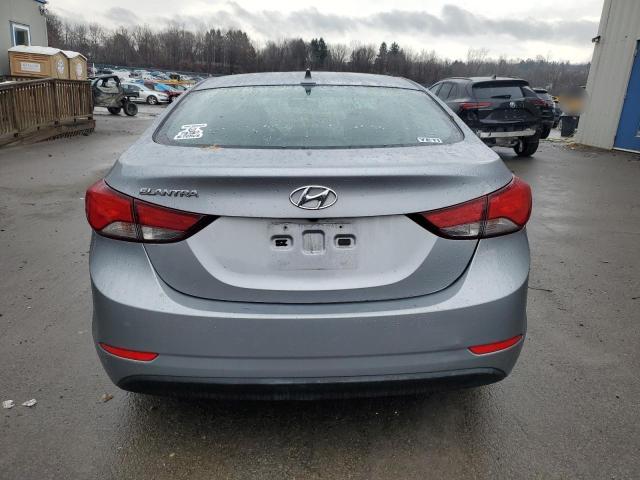 5NPDH4AE9FH570733 - 2015 HYUNDAI ELANTRA SE SILVER photo 6